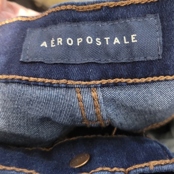 Aeropostal Dark wash High Waisted Jeggings Size 00 Short - Picture 5 of 8